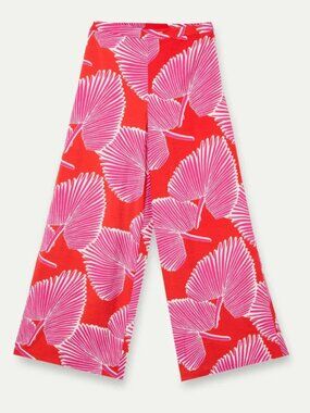 NWT Compania Fantastica Palmito Palm Pants  red  M